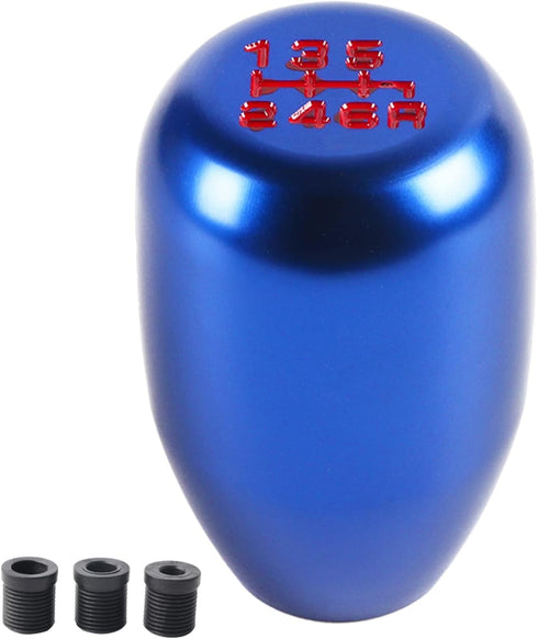 Shift Knob, Gear Shift Knob Manual 6 Speed Shift Knob, Type R 6 Gear Shift Knob Shifter (Blue)...