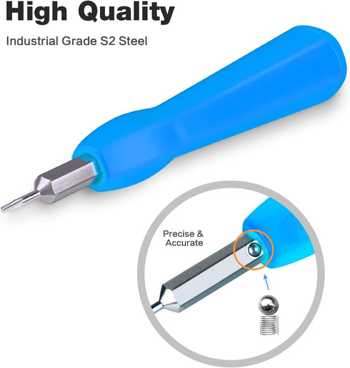 Ring Screwdriver Bit Set for Battery and Wifi Access - Fits All Ring Video Doorbell Models (Blue)...