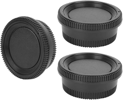 Camera Body and Lens Rear Kit for Nikon F Mount Cameras, Dustproof Lens Protector Cover and Body Protector Set, Scratch Resistant Camera Body Lens...