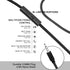 Kids Headphones Wired for School with Microphone, Lightweight Foldable Wired Headphones for School Age Kids with in-Line Control for Boys and Girl...