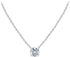 S.Leaf Gold Diamond Dainty Choker Necklace for Women Sterling Silver 0.5/1/2cttw Tennis Crystal Cubic Zirconia Gold Plated Pendant Necklaces Best ...