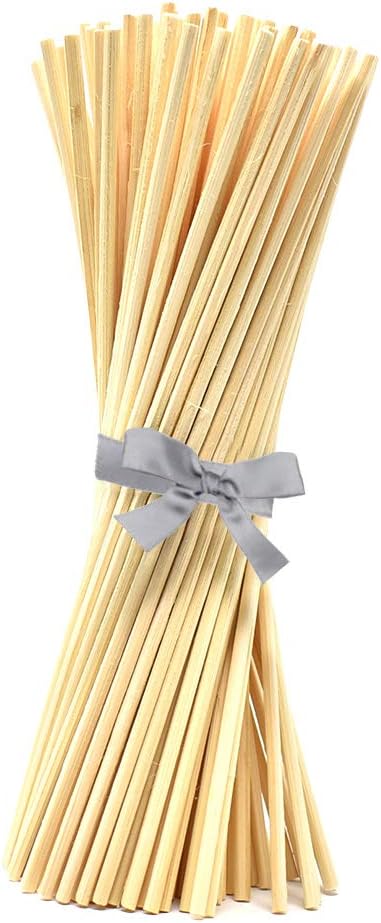 Urban Naturals Reed Diffuser Sticks 7 Inch Natural Rattan, Set of 108, for Essential Oil Bottles, Home Fragrance Projects...