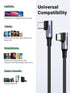 UGREEN 100W USB C to USB C Cable, 90 Degree Type C Cable for iPhone 15/15 Plus/15 Pro/15 Pro Max, MacBook Pro 2022, iPad Pro 2022, Samsung Galaxy ...