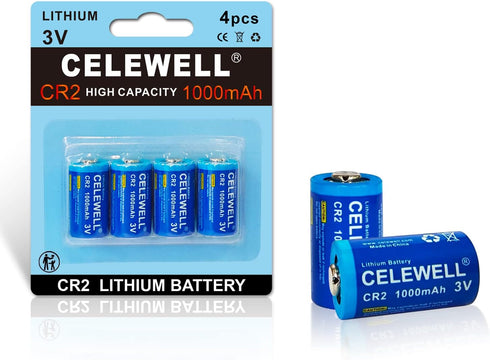 ?10-Year Warranty? 4Pcs CR2 3V 1000mAh Lithium Battery...