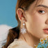 Beebeecraft 1 Box 40Pcs 2 Colors Post Studs Earrings with Loop 18K Gold & Platinum Plated Cubic Zirconia Stud Earring Findings and 40Pcs Butterfly...
