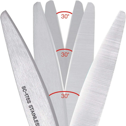 PLUS Fit Cut Curve Scissors 8" Pink...