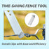 Fence Wire Twister for T Post Clips Fencing Tools Strong and Easy to Use Fencing Tool Barb Wire Fence Tools Time Saver for Twisting Wire Strong En...