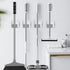 Broom Holder Self Adhesive No Drill Wall Mount Mop Broom Organizer with Hook Heavy Duty Stainless Steel Garden Tool Organizer Garage Storage and O...