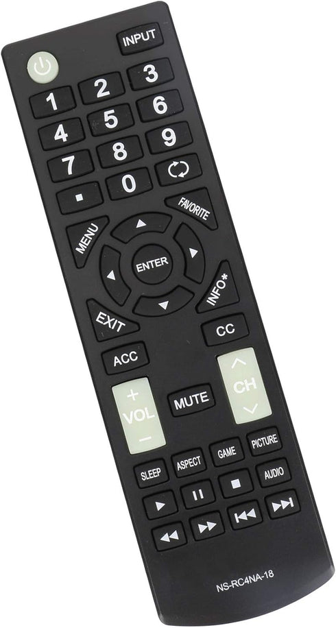 New NS-RC4NA-18 Replacement Remote Control fit for Insignia TV NS-50D510MX19 NS-50D510NA17 NS-55D420NA20 NS-55D420NA18 NS-32D220NA20 32D311NA17 NS...