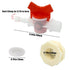 Rabbit Watering System Bucket Connector Kit to ID 5/16" Hose Include Bulkhead Fitting, Barb Ball Valve and Mesh Washe...