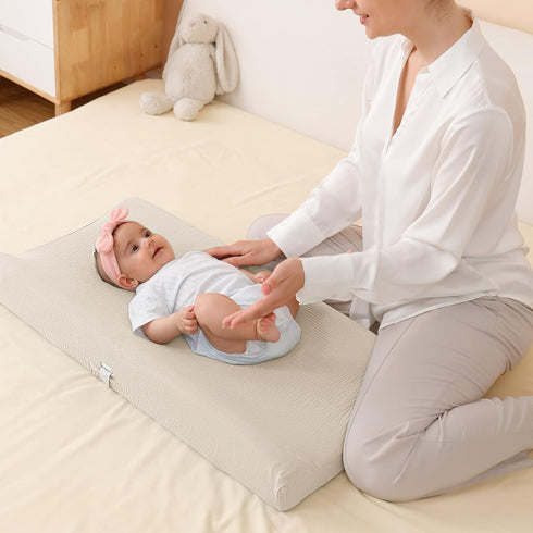 Muslin Changing Pad Cover for Baby Boys Girls, Ultra Soft Breathable Diaper Changing Table Pad Cover, Neutral Fitted Changing Pad Sheets...
