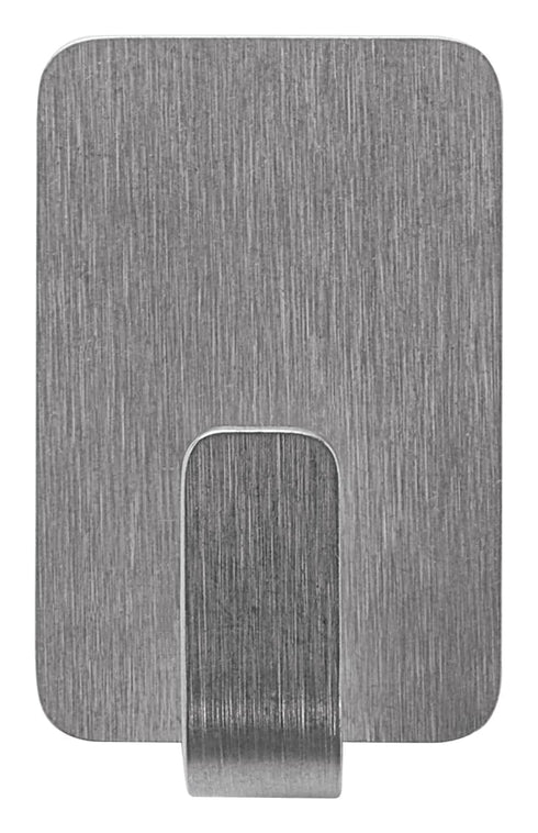 Command Small Stainless Steel Metal Hooks 8 Hooks, 10 Command Strips, Holds up to 0.5 lb, Removable Self Adhesive Hooks, Great for Wall Décor...