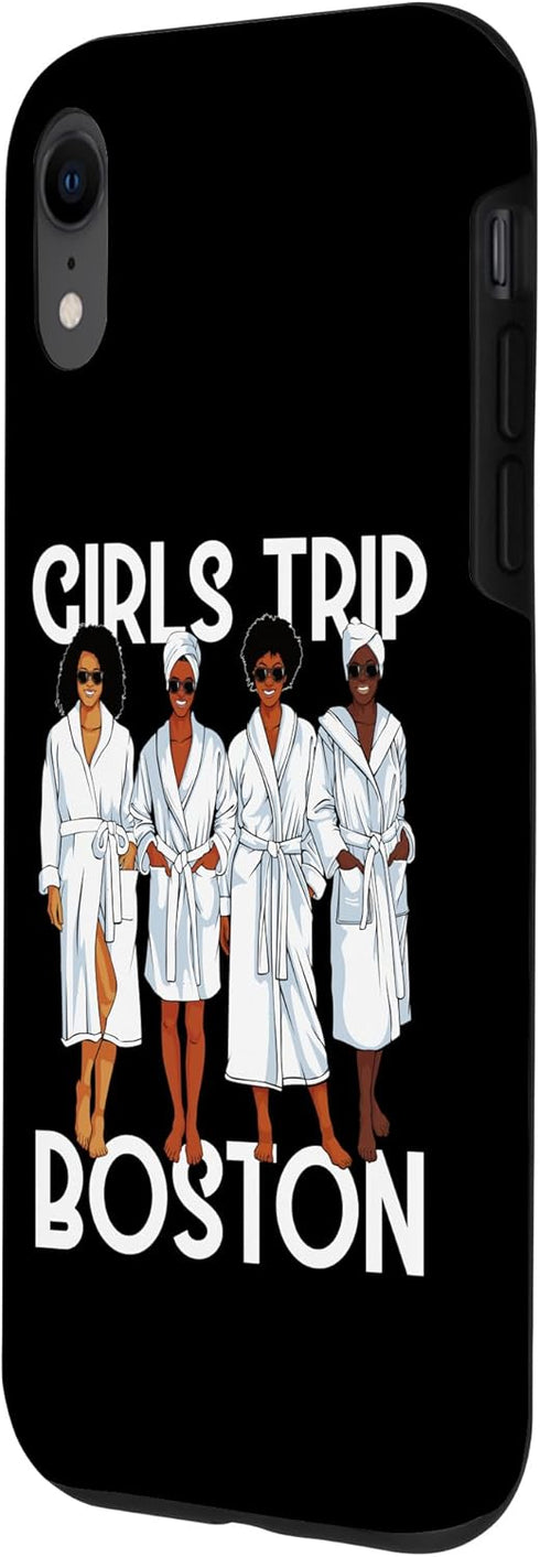 iPhone XR Girls Trip 2024 Boston For Black Melanin Women Spa Relax Case...