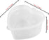24 Pieces 2.4 oz Heart Shaped Slime Storage Containers Transparent Small Plastic Box with Hinged Lids...