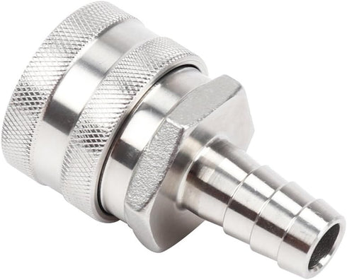 2 Pack 1/2" Barb Female Stainless Steel Quick Disconnect Home Brew Fitting Connector Homebrewing...