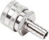 2 Pack 1/2" Barb Female Stainless Steel Quick Disconnect Home Brew Fitting Connector Homebrewing...
