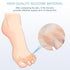 2 Pcs Toe Spacers for Women and Men - Metatarsal Yoga Cushion - Therapeutic Stretchers for Plantar Fasciitis, Bunions, Silicone Toe Separators (Be...