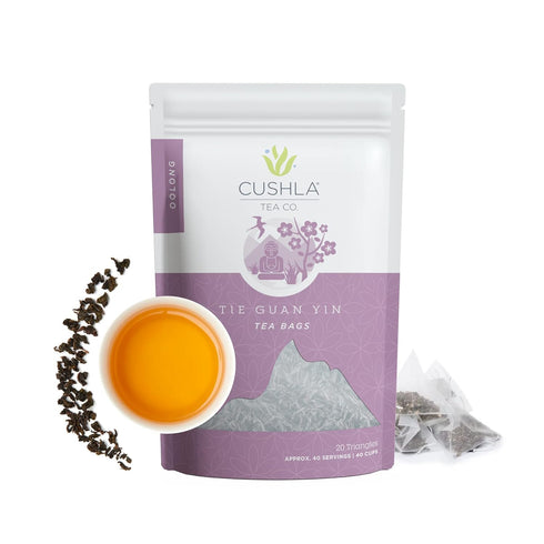 Tie Guan Yin Oolong Tea Bags - Ti Kuan Yin - Iron Goddess of Mercy Oolong Tea Bags...