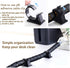 PC Cable Management Sleeve Tube Desk Cord Organizer 2 PCS Black, 7/8 inch -5 ft Cover Wrap Easy to Install Messy Wire Solution for TV Office Compu...