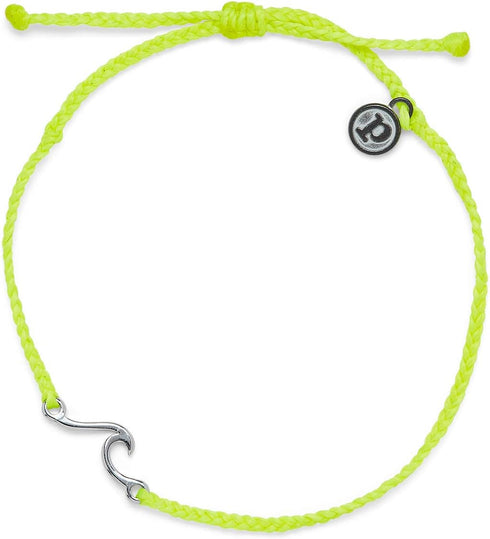 Pura Vida Gold or Silver or Rose Gold Shoreline Anklet w/Plated Charm - Adjustable Band, 100% Waterproof...