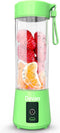 Portable Blender Smoothies Personal Blender Mini Shakes Juicer Cup USB Rechargeable 14oz. (Green)...