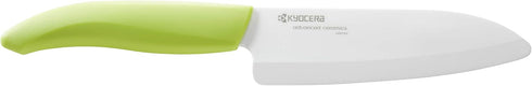 Kyocera Advanced Ceramic Revolution Series 3-inch Paring Knife, Green Handle, White Blade...