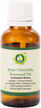 Citronella Essential Oil | Cymbopogon Nardus | Citronella Oil | for Diffuser | for Body | for Skin | 100% Pure Natural | Steam Distilled | Therape...