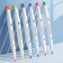 M&G 6 Pcs Cute Dual Tip Highlighters, Rainbow Color No Bleed Dry Quick Chisel Tip Highlighters, Perfect for School,Office, Bible, Notes (Rainbow)...