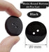 AKOAK 50 Pcs/Lot Resin Round Buttons, 2 Holes 20 mm Sewing Craft Buttons, for Clothing Sewing Shirt Scrapbooking Card DIY Crafts Supplies (Black)...