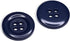 Pack of 12 Navy Sewing Buttons 0.75 inch Crafts Buttons 4 Hole Round Buttons 30L Uniform Buttons Plastic Navy Buttons Crafts Buttons Design Button...