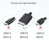 USB 3.0 Hard Drive Cable for Samsung Galaxy S5, Note 3, Note Pro 12.2, USB Hub Seagate FreeAgent, WD Western Digital My Passport, Toshiba Canvio F...