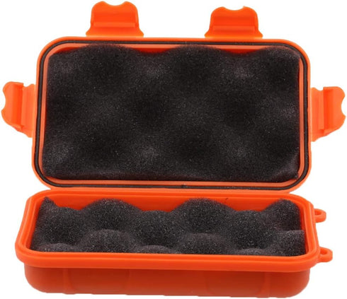 FILFEEL Outdoor Plastic Waterproof Shockproof Box Airtight Survival Case Container Storage Carry Box Small (S-Orange)......