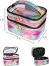 Cosmetic Bag Makeup Bag Travel Cosmetic Bags for Women Makeup bags Cases Portable Waterproof Foldable (Tie-Dye)...