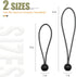 30 Pack Ball Bungee Cord, 6 Inch Heavy Duty Bungie Cord Balls Canopy Tarp Tie Down Bungee Balls for Camping, Tents, Cargo,Holding Wire and Hoses, ...
