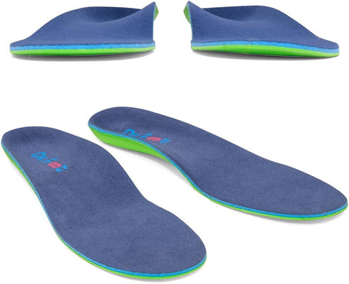 Dr. Foot's Plantar Fasciitis Insoles - Arch Support Shoe Inserts for Flat Feet, Foot & Heel Pain and Over-Pronation, Diabetic Anti-Sweat Foam for ...