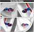 4PCS Chrome Tire Valve Stem Caps, Aluminium Alloy Car Wheel Tire Valve Caps, Personalized Car Exterior Air Stem Covers for Truck, SUV, Motorcycle ...
