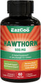 Hawthorn Berry Capsules-10:1 High Strength Extract from 5000mg Fresh Berries- Antioxidant, Circulation Support-Hawthorne Supplement with Hibiscus ...