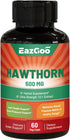 Hawthorn Berry Capsules-10:1 High Strength Extract from 5000mg Fresh Berries- Antioxidant, Circulation Support-Hawthorne Supplement with Hibiscus ...