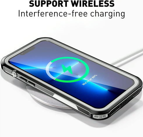 AICase Waterproof Case for iPhone 13 Pro max(6.7") with MagSafe Support Snowproof,Dustproof and Shockproof,IP68 Certified Full Body Protection Ful...