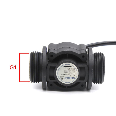 1" Water Flow Sensor Food-Grade Switch Hall Effect Flowmeter Fluid Meter Counter 1-60L/min...
