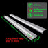 Silicone Stove Counter Gap Cover Kitchen Counter Gap Filler Transparent 25" Long Gap Filler Sealing Spills between Kitchen Appliances Washing Mach...