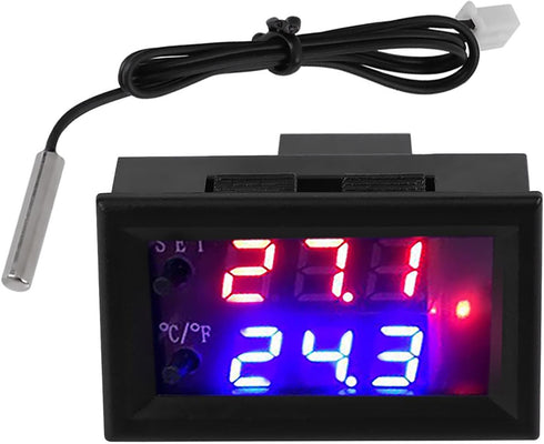 Temperature Controller, PID Temperature Controller Kit Digital Display Microcomputer Thermostat Temperature Controller Switch Temperature Sensor f...