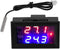 Temperature Controller, PID Temperature Controller Kit Digital Display Microcomputer Thermostat Temperature Controller Switch Temperature Sensor f...