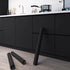 Dimoon 118"x15.7" Skin Wallpaper Thicken Black Matte Stick and Peel Wallpaper Removable Wallpaper Black Waterproof Black Contact Paper Pure Black ...