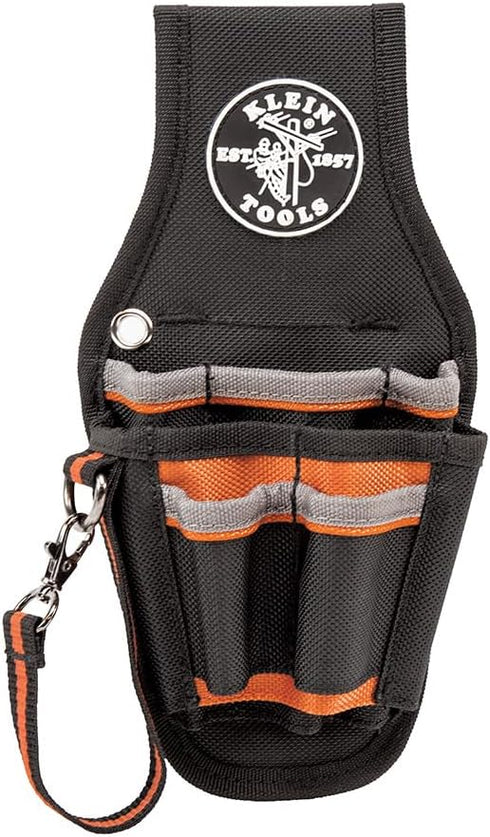 Klein Tools 5240 Tool Pouch, Tradesman Pro Maintenance Tool Pouch with 9 Pockets, Tape Thong, 2-Inch Tunnel Loop, Great Electrician Holster...
