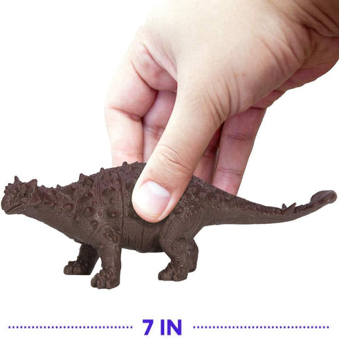 Kids Dinosaur Figures Toys, 7 Inch 12 Pack Jumbo Plastic Dinosaur Playset, STEM Educational Realistic Dinosaur Figurine for Boys Girls Toddlers...