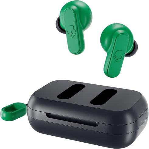 Skullcandy Dime 2 In-Ear Wireless Earbuds, 12 Hr Battery, Microphone, Works with iPhone Android and Bluetooth Devices - Dark Blue/Green...
