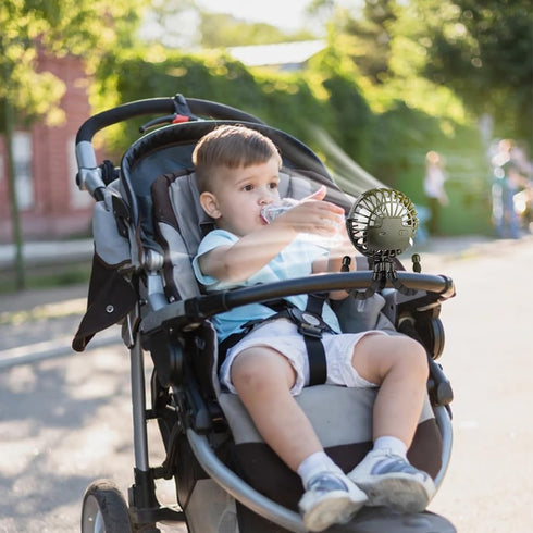 Keweis Stroller Fan Mini Handheld Octopus Fan Baby Fan with Flexible Tripod Wrapped on Stroller, Car Seat, Student Bed, Bike USB Rechargeable Fan,...