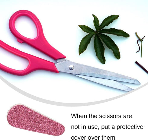 Scissors Sheath Leather Scissor Tip Protectors Small Scissors Covers for Manual Sewing Handicraft DIY Tool...
