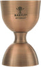 Barfly M37098ACP Heavy-Duty Straight Rim Bell Jigger, 25 ml x 50 ml, Antique Copper...